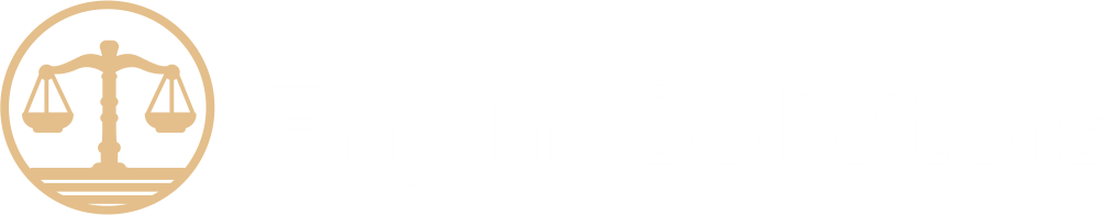 Enyim Solicitords Logo White